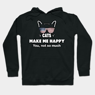 Cats Make Me Happy Hoodie